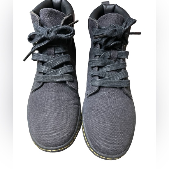 Dr. Marten Women's Black Maelly Canvas Boots Size 7 - Picture 3 of 11